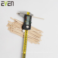 High quality 140 mm cheap wooden coffee stirrers with round end